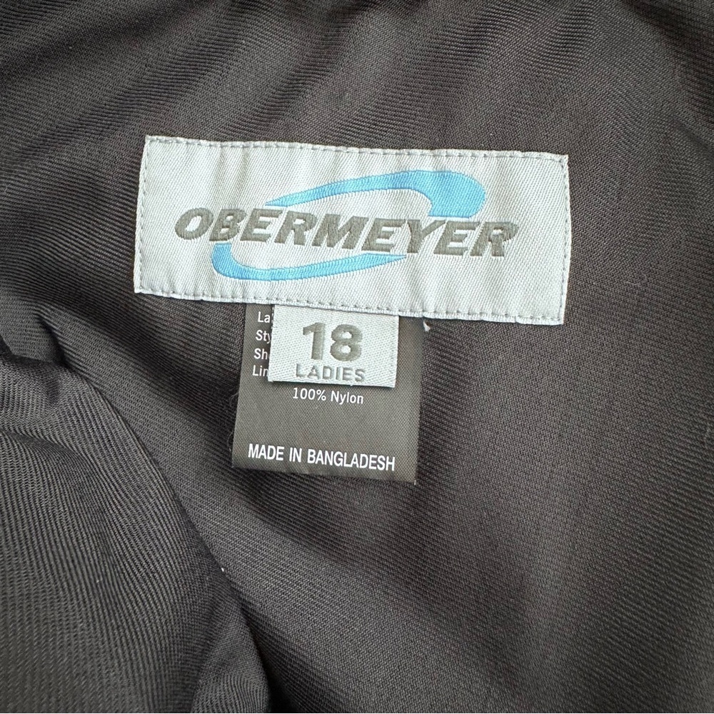 Women’s Obermeyer Cargo Snow Ski Pants. Black. Size 18. - Picture 6 of 10